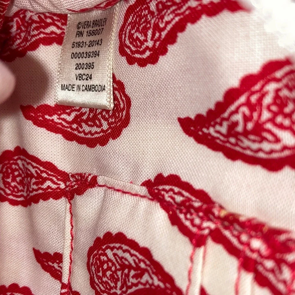 Vera‎ Bradley Women's Antique White Fleece Woodward Small Belt Bag